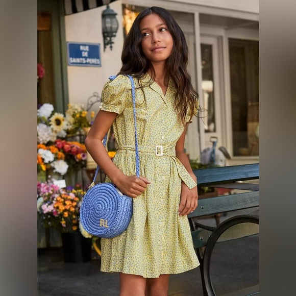 yellow dress with floral print by Polo by Ralph Lauren - Picture 2 of 16
